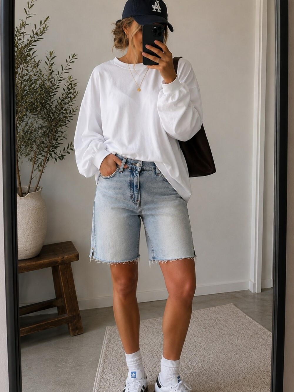 Levi Strauss Heritage High Rise Bermuda Shorts W29 Size 8 Y2K Raw Hem Denim